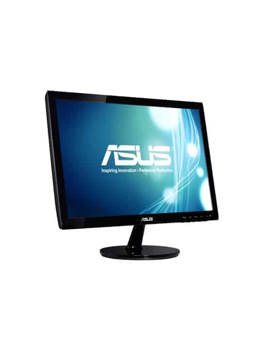 ASUS 18.5″ Monitor, 1366×768, D-Sub, VESA Mount