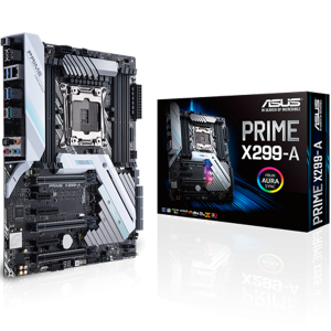 Mainboard ASUS Prime X299-A W/Sound+GB Land LGA2066 X-Series CPU(6 core above) (90MB0U