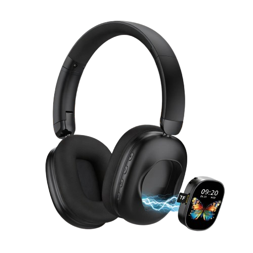 Headphone with magnetic Touch control lead screen