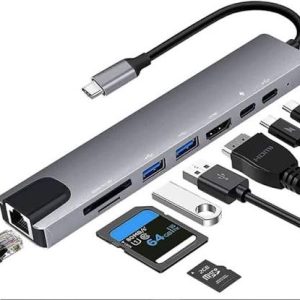 Type-C to HDTV 8-in-1 Adapter