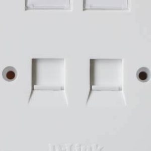 FACE PLATE  DUAL PORT